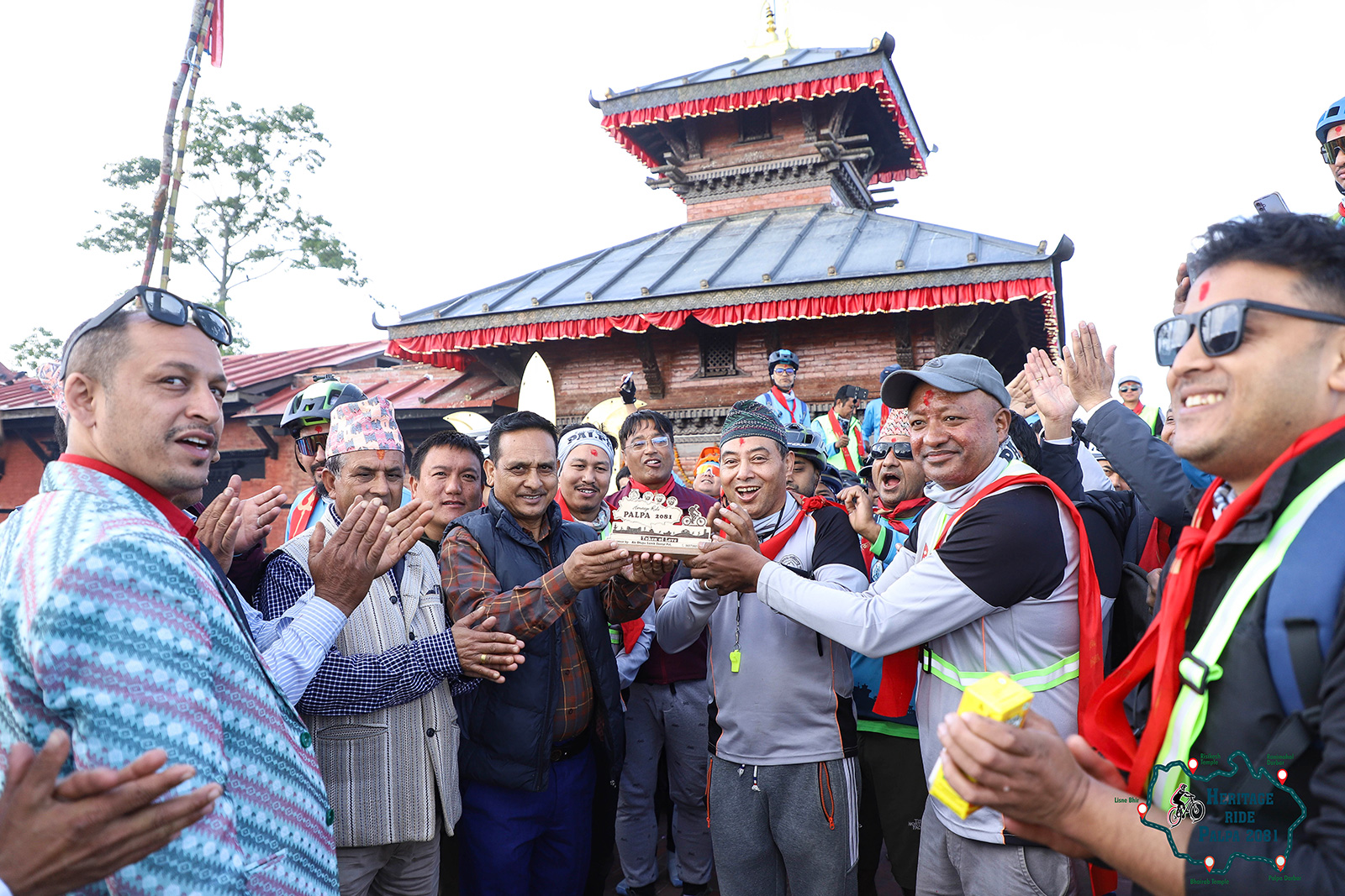 Honored and Victorious  Palpa District Cycling Team - Nepal